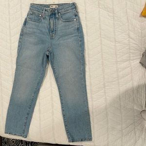 Madewell curvy perfect vintage straight jeans